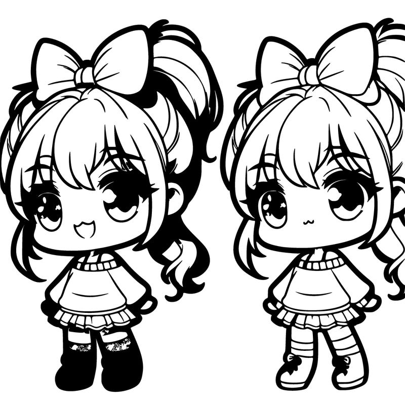 cute chibi girl