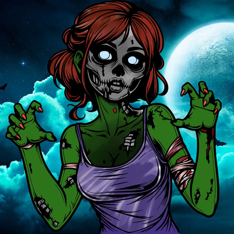 realistic zombie girl
