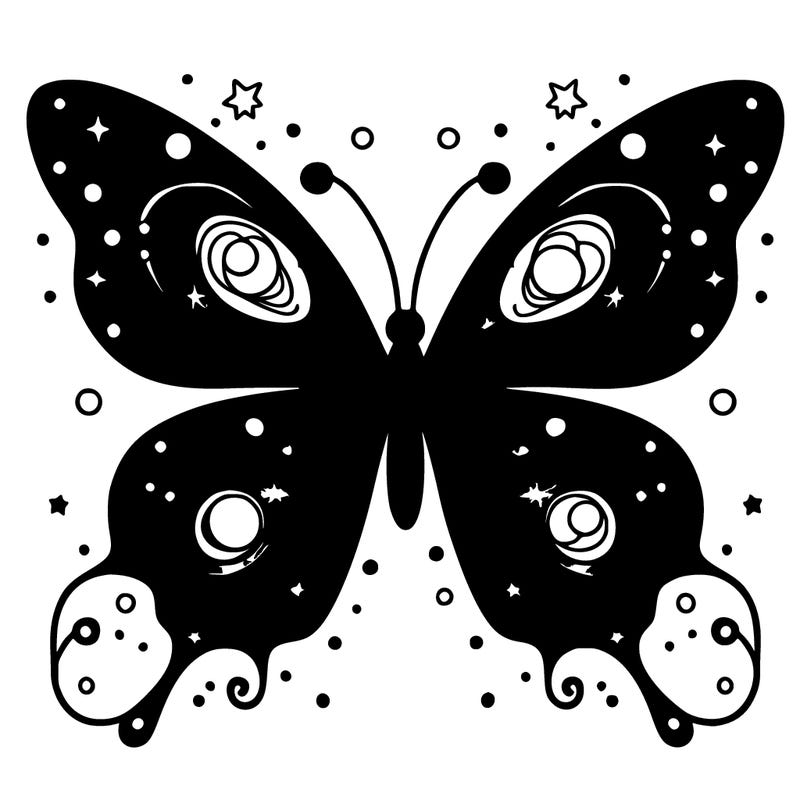 galaxy butterfly.