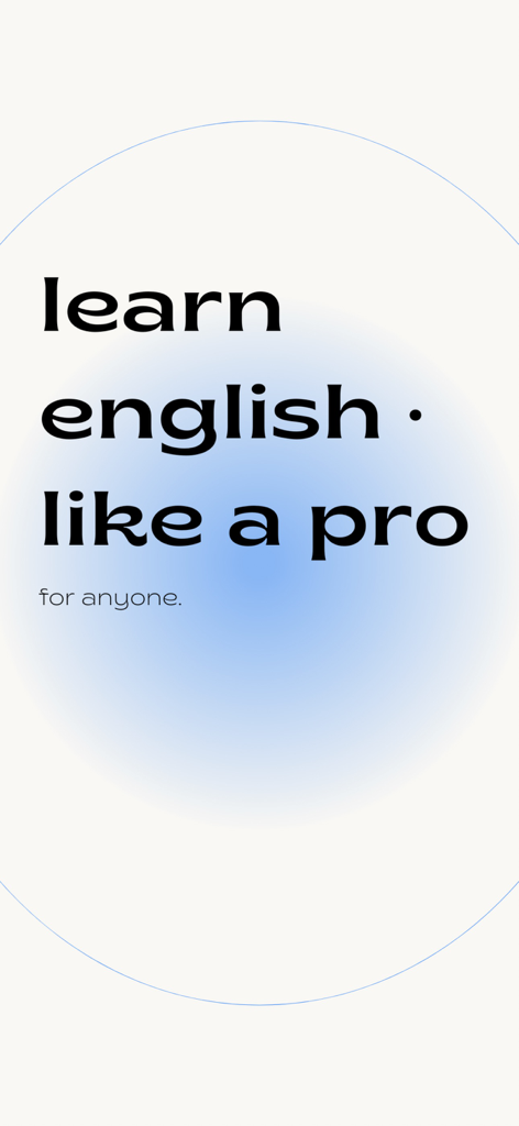 Tense Converter: Smart Grammar - Tela introdutória do aplicativo Tense Converter com o slogan aprenda inglês como um profissional