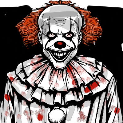 realistic creepy clown
