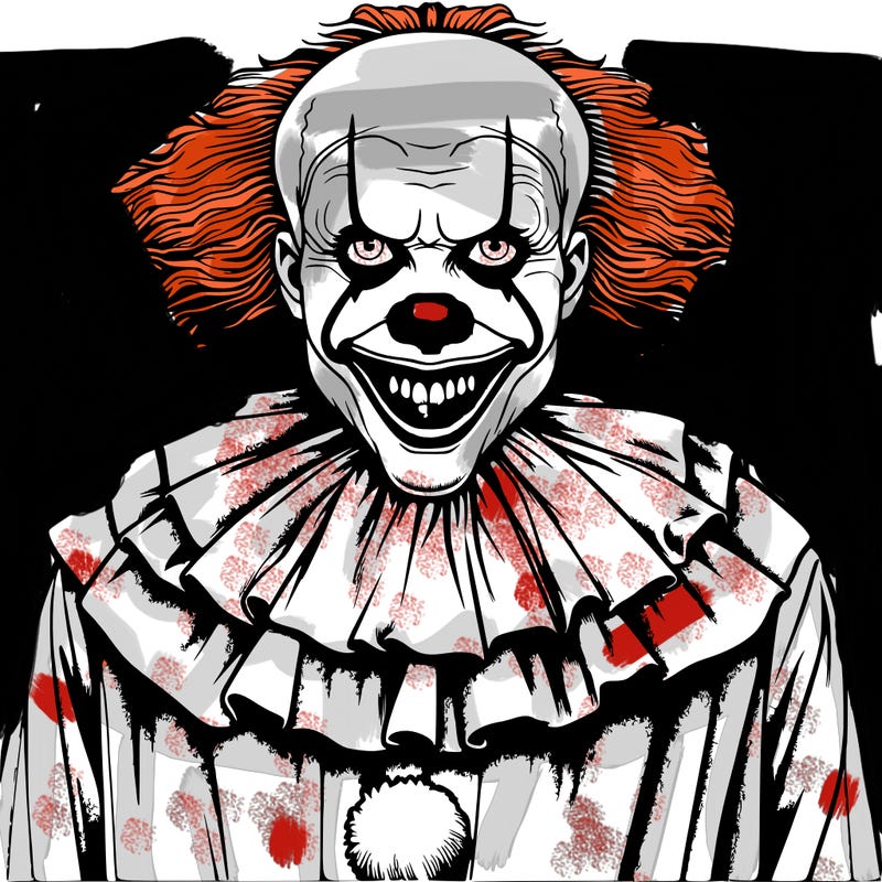 realistic creepy clown