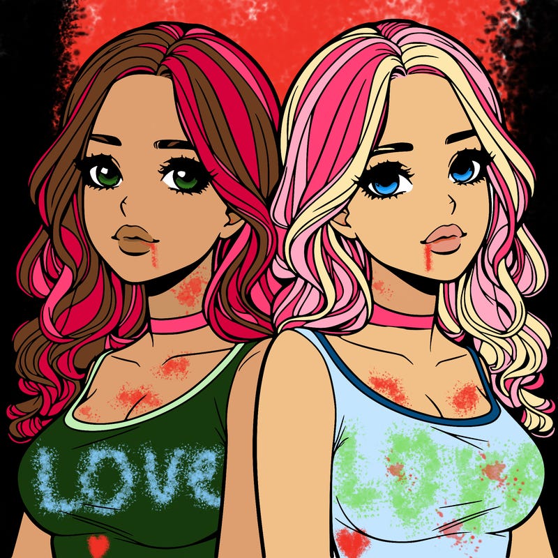 realistic twin sisters