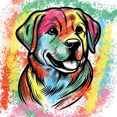 realistic dog