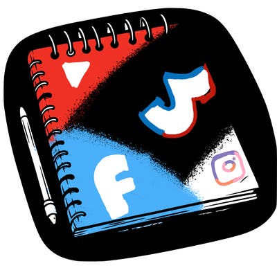 a blank sketch pad
