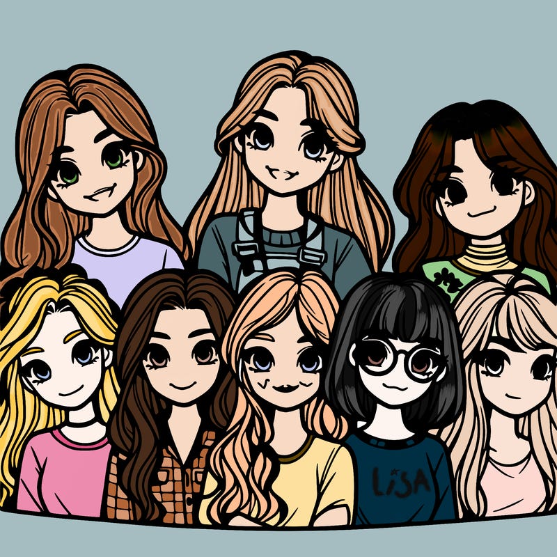 group of girls