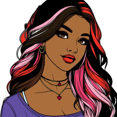 detailed realistic girl