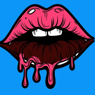 lips that look realistic and drip