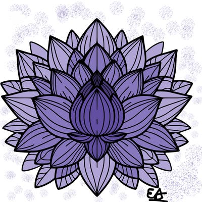 lotus flower mandala