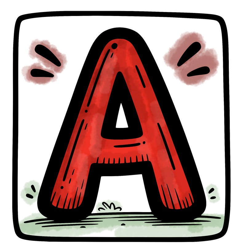 letter a