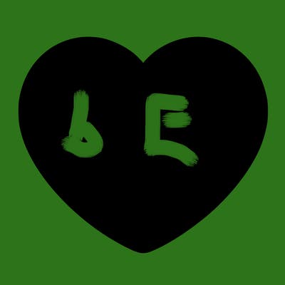 a blank heart