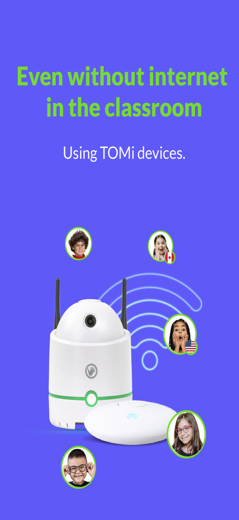 TOMi Digital - TOMi Digital hardware device allowing teachers to present interactive lessons in the classroom without internet access