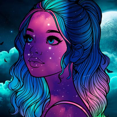 beautiful realistic girl