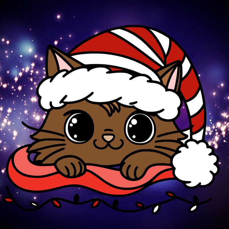 cat christmas