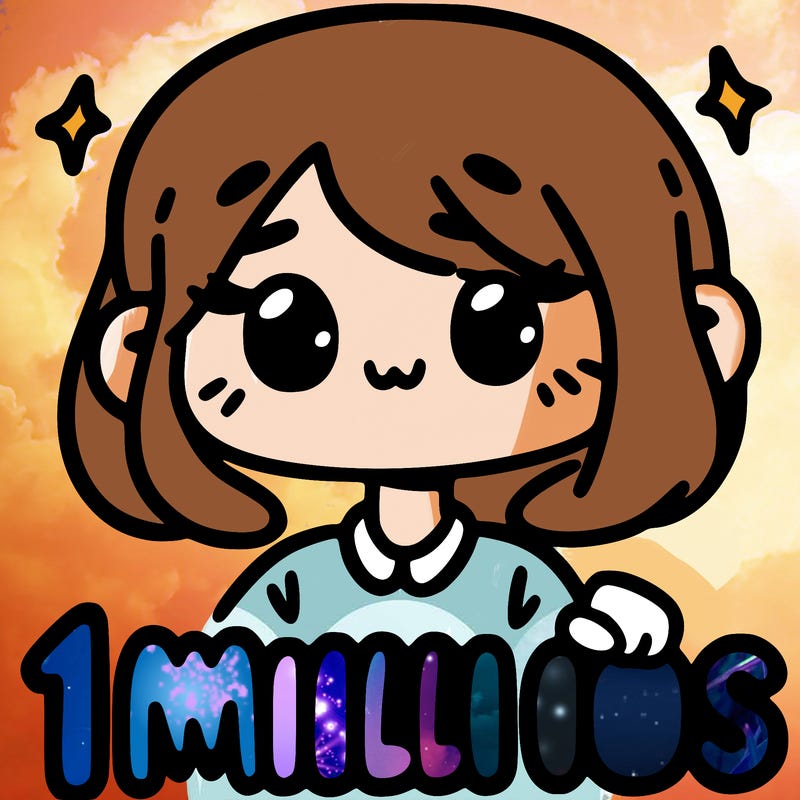 1 million likes girl