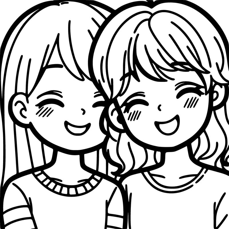 . two friends together