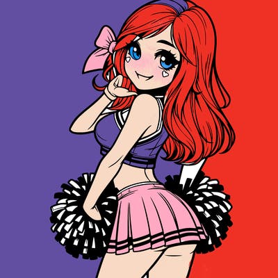 realistic cheerleader