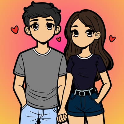 boyfriend and girlfriend