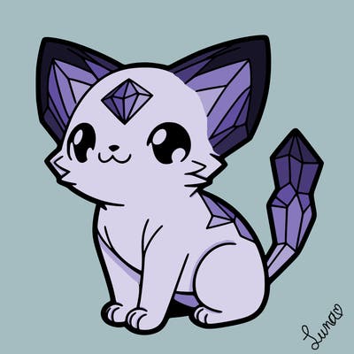 crystal kitten