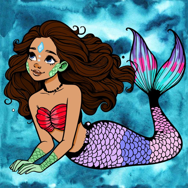 a realistic mermaid