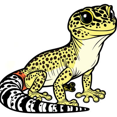 realistic gecko