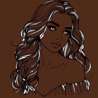 beautiful realistic girl