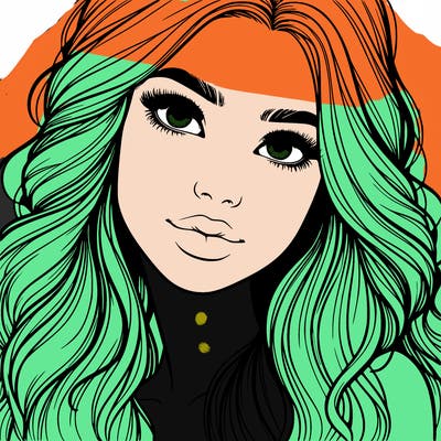 beautiful realistic girl