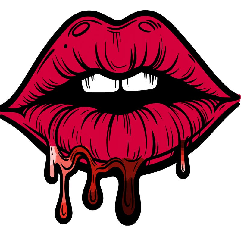 lips that look realistic and drip