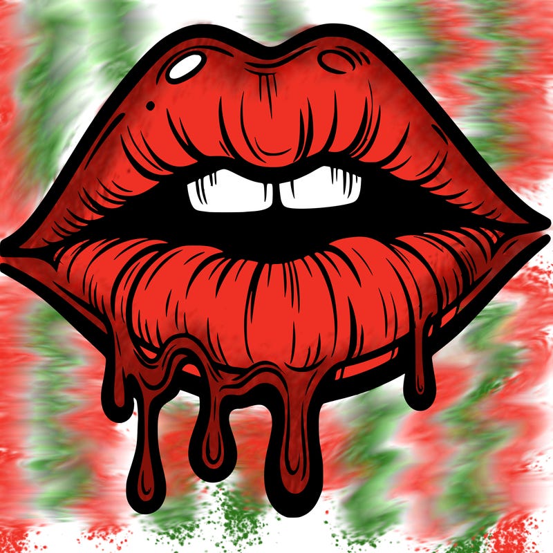 lips that look realistic and drip