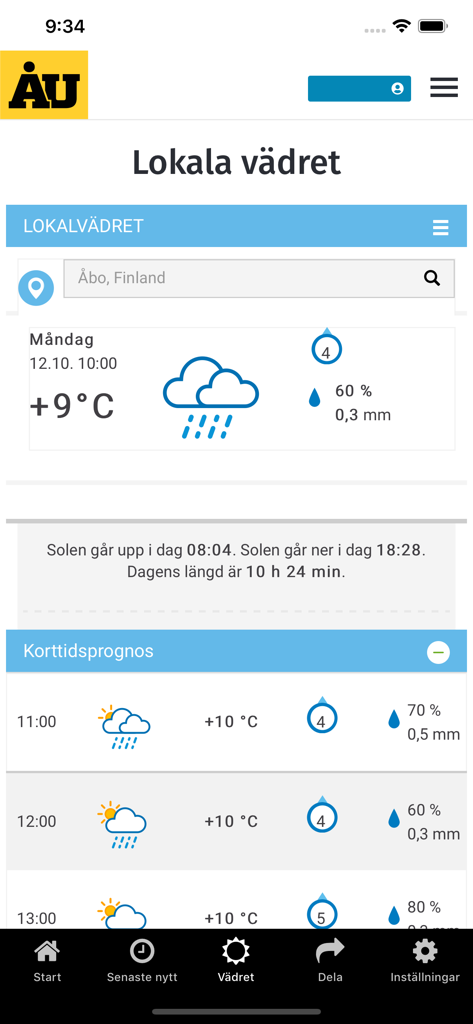 Åbo Underrättelser - ÅU - News App | MWM