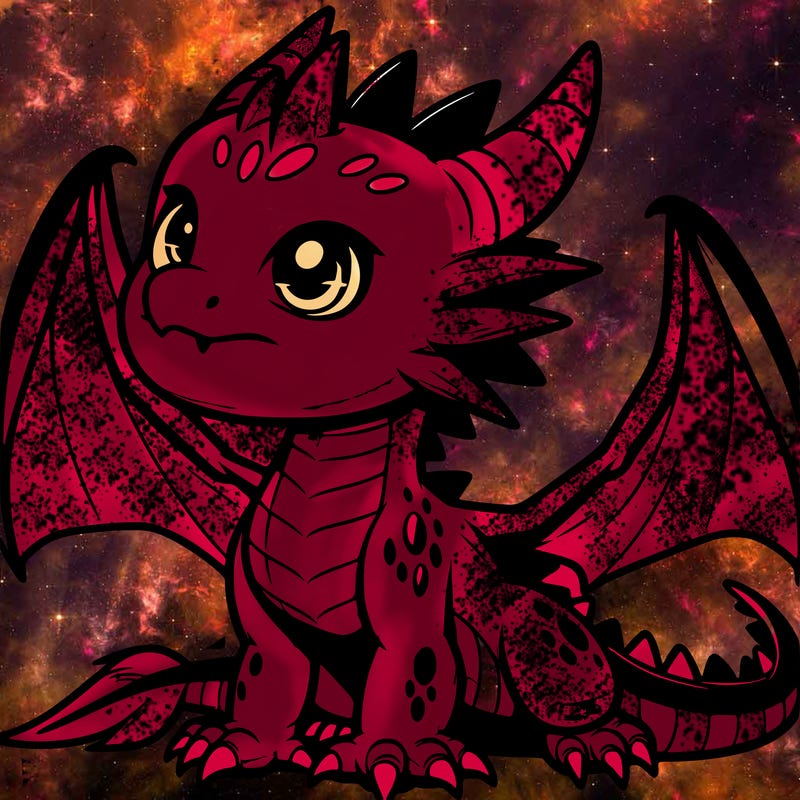 fierce baby night dragon