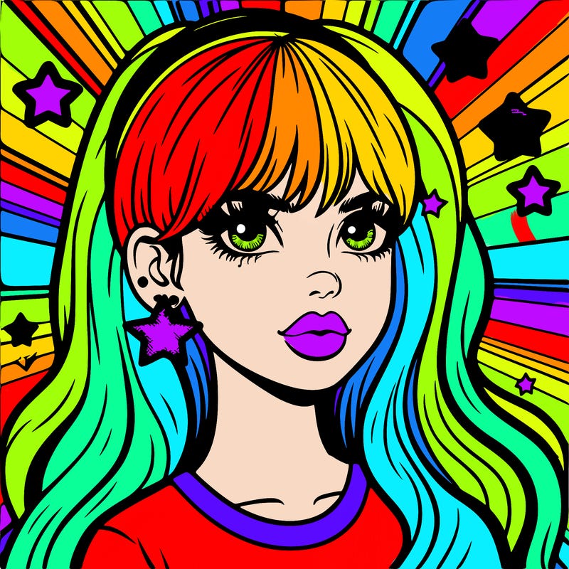 girl power pop art
