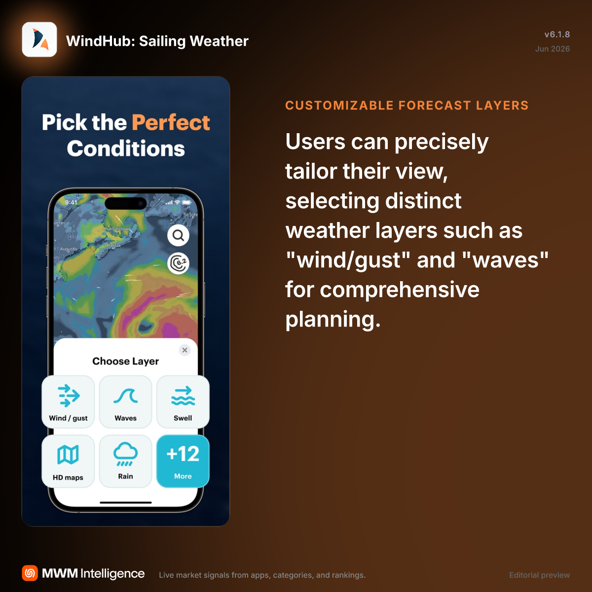 WindHub: Sailing Weather - Weather App | MWM