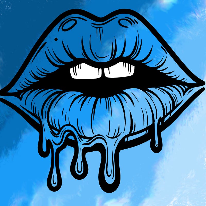 lips that look realistic and drip