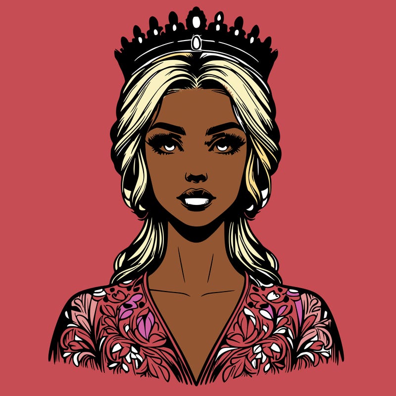 realistic beautiful queen