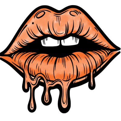 lips that look realistic and drip