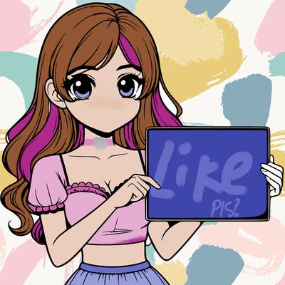 realistic pretty girl holding blank sign