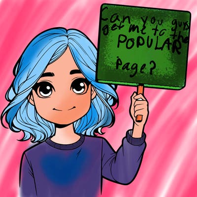 realistic girl holding up a sign