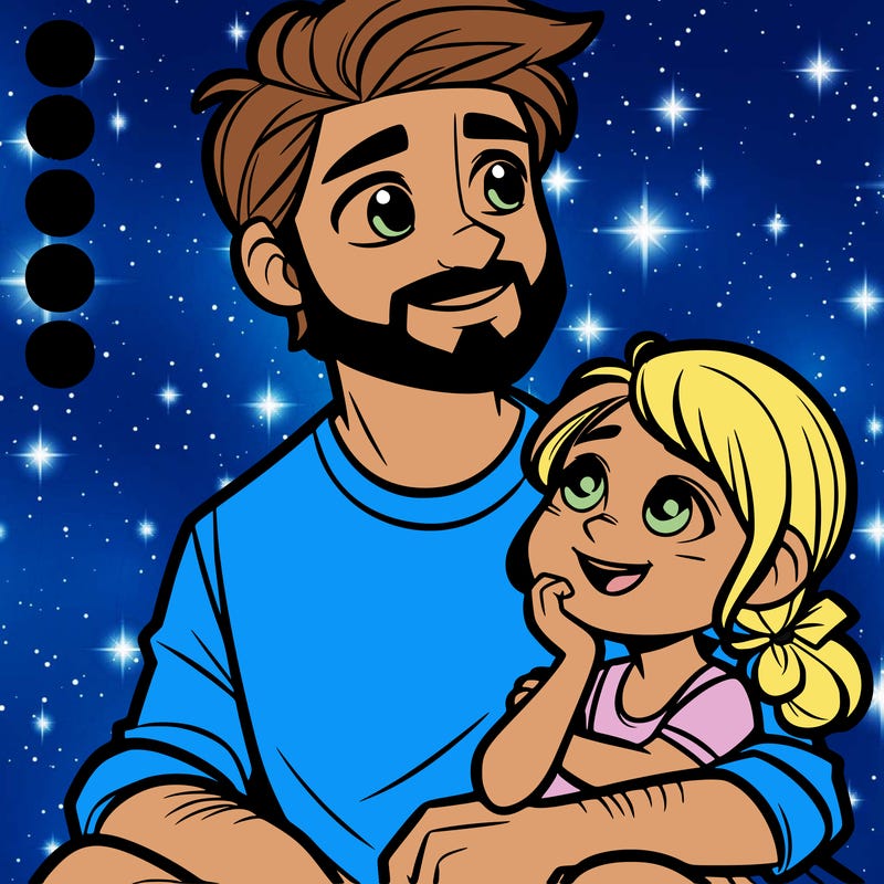 dad with his daughter