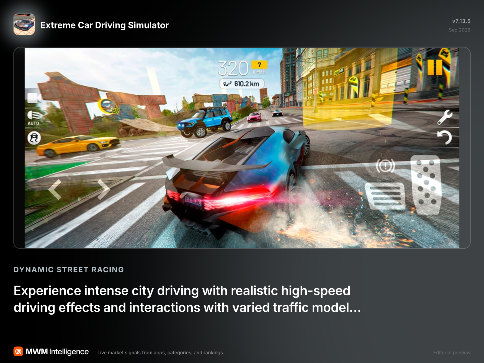 Extreme Car Driving Simulator - Games App | MWM