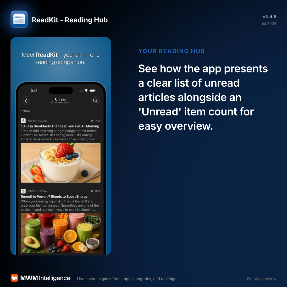 ReadKit - Reading Hub - News App | MWM