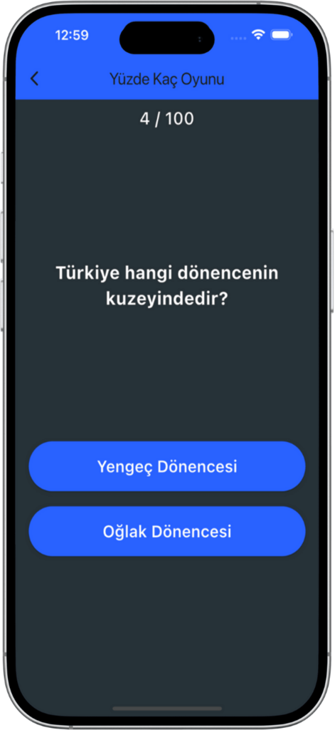 AGS Oyun Akademi Giriş Sınavı - Pregunta de examen de geografía turca en la aplicación de preparación de exámenes AGS Oyun