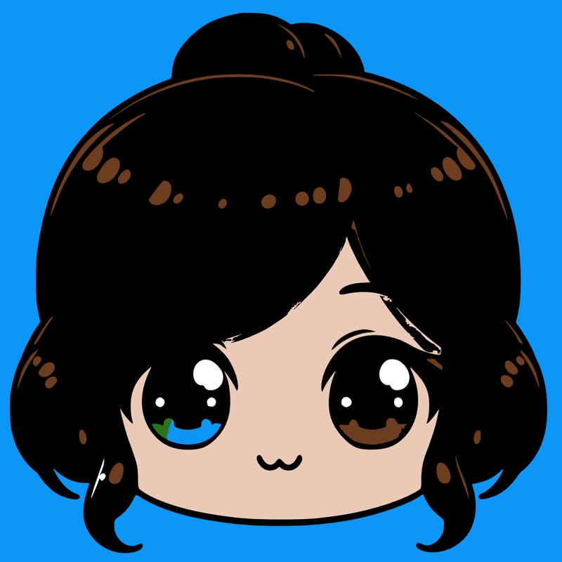 brown hair with teal eyes