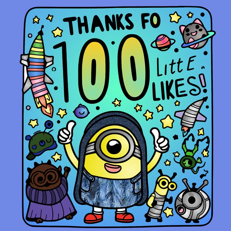 thanks for 100 likes!