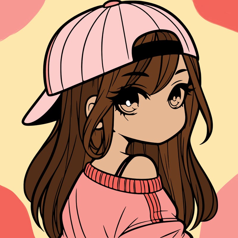 girl with a backward hat on