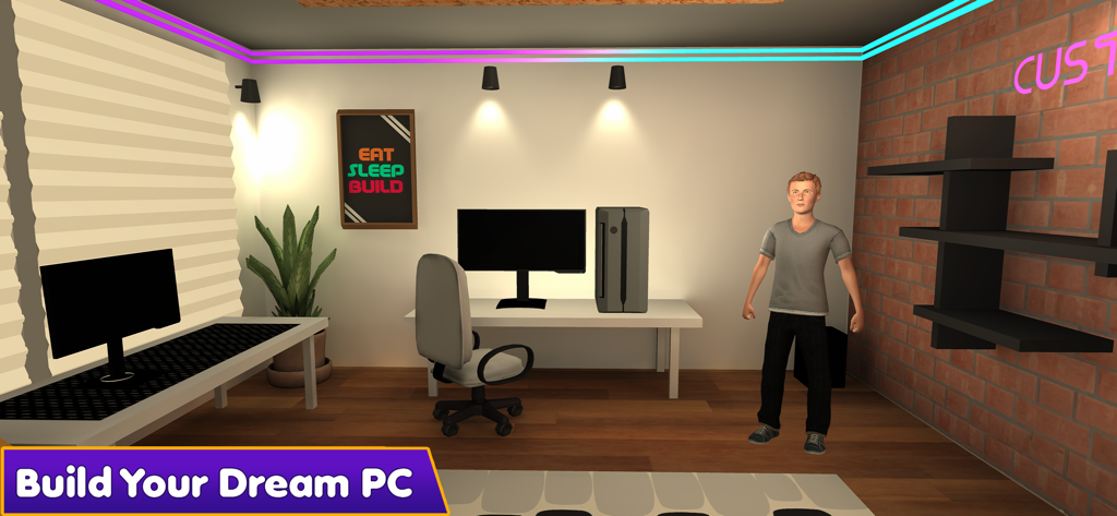 PC Simulator-Assemble Computer - Uma oficina virtual no PC Simulator para construir computadores dos sonhos