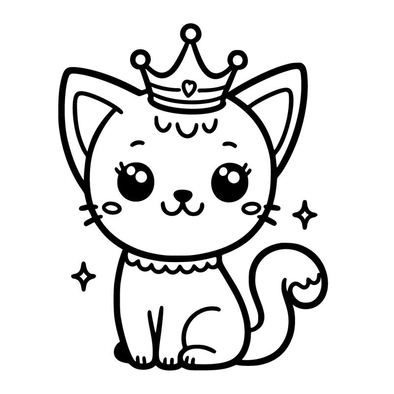 cat with crown
