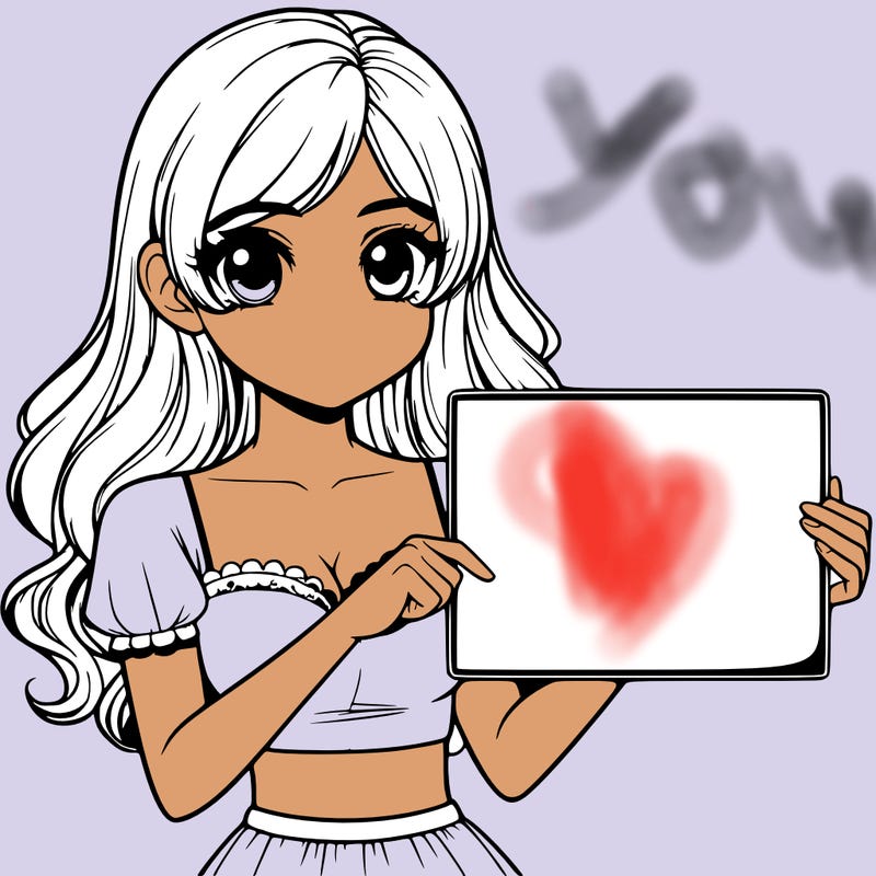 realistic pretty girl holding blank sign