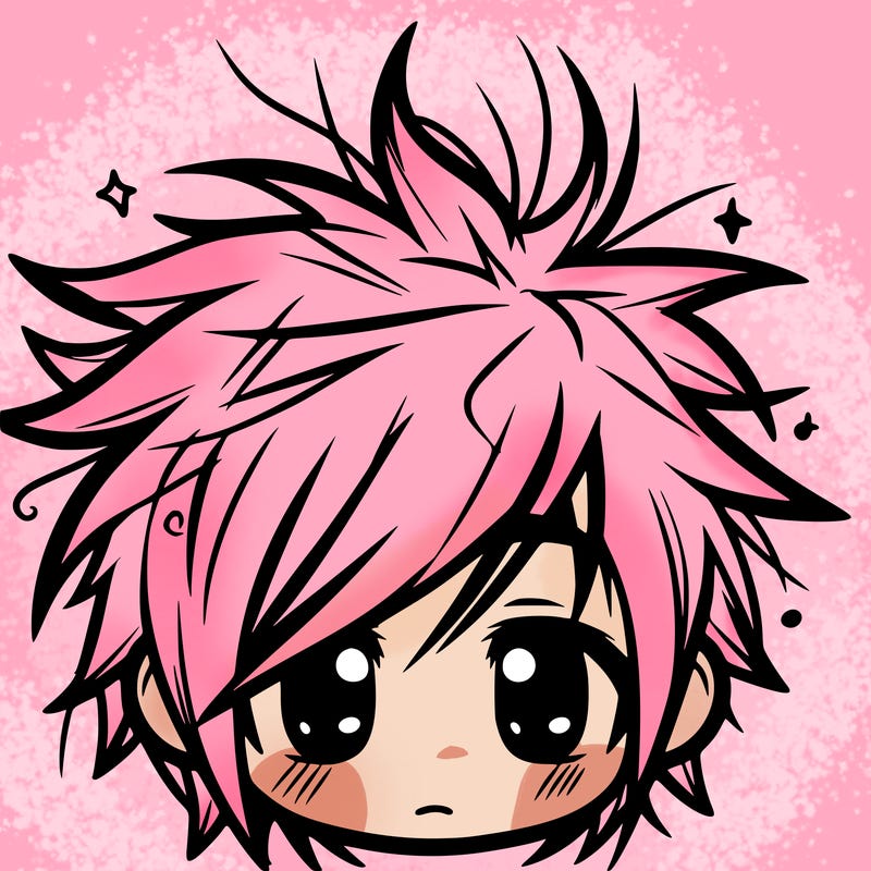 messy hair sharp eyes