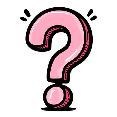 question mark drawing